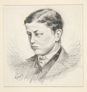 Tuntemattoman nuoren pojan muotokuva tekijältä Edwin Austin Abbey