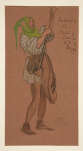Sadlers-asu, pukupiirros Henry Irvingille tekijältä Edwin Austin Abbey