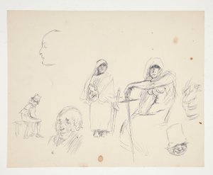 Arkki figuuritutkimuksista tekijältä Edwin Austin Abbey