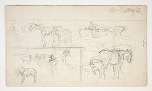 Arkki luonnoksia tekijältä Edwin Austin Abbey