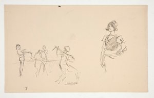Arkki luonnoksia tekijältä Edwin Austin Abbey