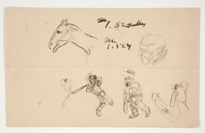 Kriketinpelaajien tutkimuslehti tekijältä Edwin Austin Abbey