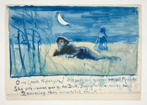 Luonnos varten tekijältä Edwin Austin Abbey
