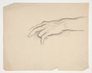 Luonnos kädestä tekijältä Edwin Austin Abbey
