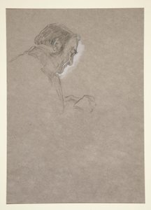 Opiskelu. Arkkipiispa Temple kruunaa kuninkaan tekijältä Edwin Austin Abbey