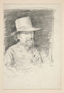 Tutkimus kenraali Meadelle: luonnos seinämaalauksesta osavaltion pääkaupunkirakennukseen Harrisburgissa, Pennsylvaniassa, 1902-1911 (valmistaja John Singer Sargent) tekijältä Edwin Austin Abbey