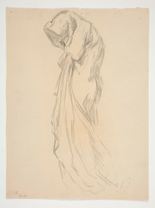 Tutkimus hahmolle 12 keskiyöllä tekijältä Edwin Austin Abbey