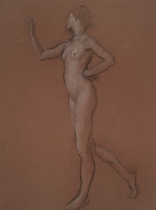 Tutkimus hahmolle klo 7 varten tekijältä Edwin Austin Abbey