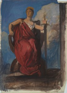 Tutkimus The Genius of Pennsylvanian hahmolle vuonna tekijältä Edwin Austin Abbey