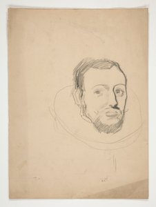 Tutkimus miehen päälle: luonnos seinämaalauksesta osavaltion pääkaupunkirakennukseen Harrisburgissa, Pennsylvaniassa, 1902-1911 (valmistaja John Singer Sargent) tekijältä Edwin Austin Abbey