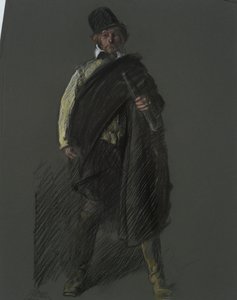 Tutkimus kapteeni Peter Minuitin hahmolle, in tekijältä Edwin Austin Abbey