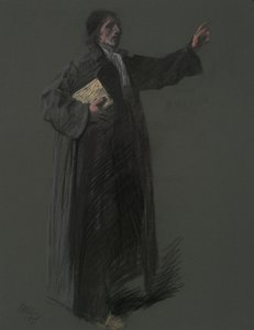Tutkimus Johann Kelpiuksen hahmolle, in tekijältä Edwin Austin Abbey