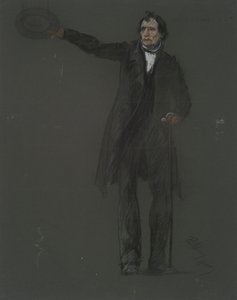 Tutkimus Thaddeus Stevensin hahmolle, in tekijältä Edwin Austin Abbey
