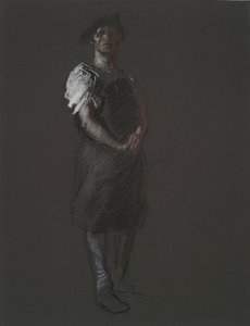 Tutkimus työläisen hahmolle, in tekijältä Edwin Austin Abbey
