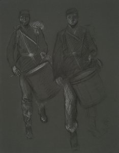 Tutkimus kahden sisällissodan rumpalin hahmoille, in tekijältä Edwin Austin Abbey