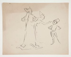 Tutkimus kahdesta hahmosta, rakkaudesta tekijältä Edwin Austin Abbey