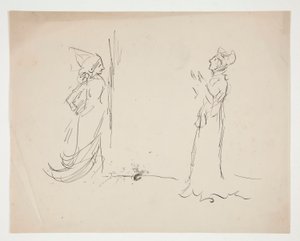Tutkimus kahdesta hahmosta, rakkaudesta tekijältä Edwin Austin Abbey