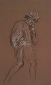 Tutkimus kävelevästä miehestä tekijältä Edwin Austin Abbey