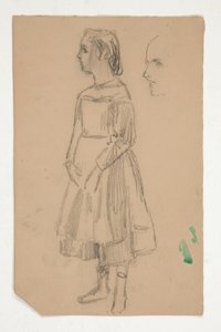 Tutkimus nuoresta tytöstä Pinaforessa tekijältä Edwin Austin Abbey