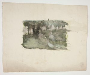 Tutkimus hanhitytöstä. tekijältä Edwin Austin Abbey