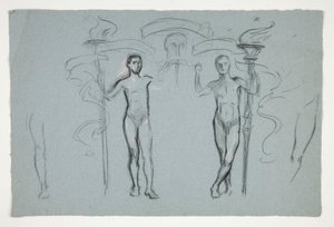 Tutkimus kahdesta liekinkantajasta tekijältä Edwin Austin Abbey
