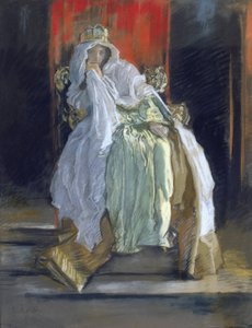 Kuningatar "Hamletissa" tekijältä Edwin Austin Abbey