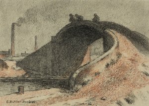 Canal Bridge (pastelli paperille)