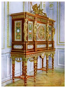 Marie Antoinetten jalokivikaappi, Versailles, Ranska, 1911-1912.