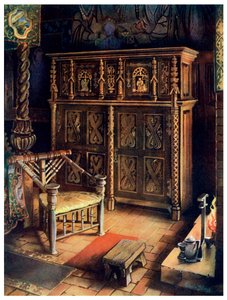 Kings Room Oxburgh Hall, Norfolk, 1910. tekijältä Edwin Foley