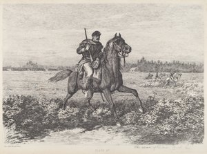 Ratsuväen eteneminen tekijältä Edwin Forbes