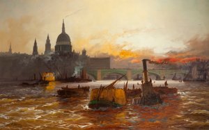Lontoon allas, 1940-45 tekijältä Edwin Henry Eugene Fletcher