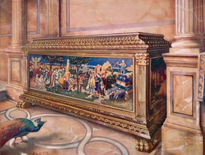 Marriage Coffer tai Cassone. italialainen tekijältä Edwin John Foley