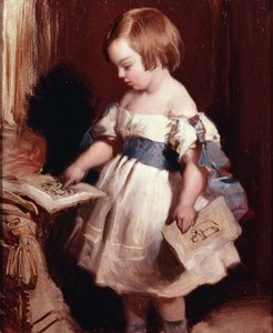 Lapsi piirustuksen kanssa tekijältä Edwin Landseer