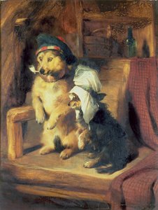 Pikkurattaat, 1836 tekijältä Edwin Landseer