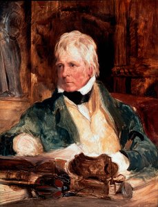 Muotokuva Walter Scottista (1771-1832), skotlantilainen kirjailija, Edwin Henry Landseerin (1802-1873) maalaus 1824 su. 29,2 cm x 24,1 cm Lontoo, National Portrait Gallery tekijältä Edwin Landseer
