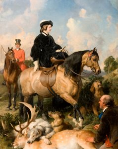 Kuningatar Victoria Windsor Home Parkissa, 1865 tekijältä Edwin Landseer