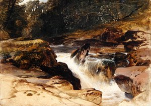 "The Pot of Gartness", Drymen, Stirlingshire, noin 1830 (öljy paneelille). tekijältä Edwin Landseer