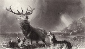 The Stag at Bay tekijältä Edwin Landseer