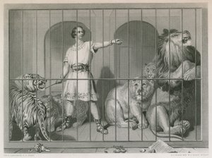 Van Amburgh ja leijonat tekijältä Edwin Landseer