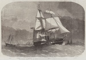 HMS Fregatti Furious ja Kiinaan matkalla oleva tykkivenesaattue Portsmouthin satamassa.