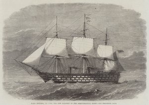 HMS Victoria, 102 tykkiä, Välimeren laivaston uusi lippulaiva