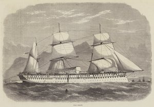 Intia ja Prince of Wales, HMS Serapis. tekijältä Edwin Weedon