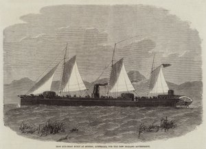 Iron Gun-Boat rakennettiin Sydneyssä, Australiassa, Uuden-Seelannin hallitukselle