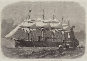 Rautapukuinen laivastomme, HMS Minotaur, rakennettu Thamesille tekijältä Edwin Weedon