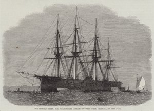 Rautapukuinen laivastomme, HM Steam-Frigate Achilles, Folly Point, Chatham tekijältä Edwin Weedon