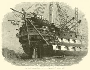 Atlantin lennätinkaapeli, HMS Agamemnonin Stern