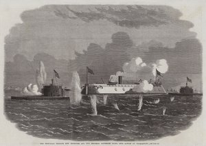 Rautaverhoinen fregatti Uudet Ironsides ja kaksi Ericssonin akkua alkavat toimia Charlestonissa