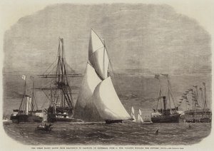 Ocean Yacht Match Gravesendistä Harwichiin lauantaina 4. kesäkuuta, Volante voitti Cutters