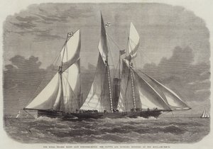 Royal Thames Yacht Club Schooner-Match, Xantha ja Gloriana Kierros Noressa