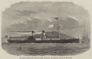 The Saloon Steam-Packet Companyn alus Alexandra matkustajaliikenteelle Thamesilla